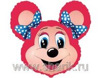 1207-0393 Ф ФИГУРА/7 Лолли Маус красная(FM)	