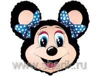 1207-0397 Ф ФИГУРА/7 Лолли Маус черная(FM)	