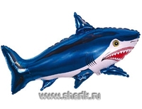 1207-0437 Ф ФИГУРА/11 Акула большая синяя(FM)	