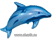 1207-0452 Ф ФИГУРА/11 Дельфин голубой(FM)	