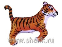 1207-0491 Ф ФИГУРА/11 Тигр черные полоски(FM)	