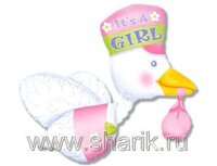 1207-0782 А ФИГУРА/P75 Аист розовый	