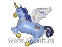 1207-0940 Ф ФИГУРА/11 Единорог волшебн. синий/FM	