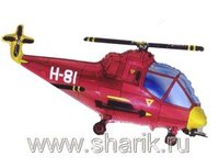 1207-0942 Ф ФИГУРА/11 Вертолет красный/FM	