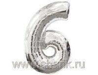 1207-1094 А ЦИФРА 6 Silver	