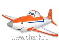 1207-1634 Ф ФИГУРА/11 Самолет оранжевый/FM	