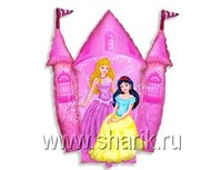 1207-1635 Ф ФИГУРА/11 Принцессы и Замок розовый/FM	