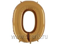 1207-1641 Г ЦИФРА 0 40" Gold	