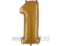 1207-1642 Г ЦИФРА 1 40" Gold	