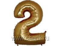 1207-1643 Г ЦИФРА 2 40" Gold	