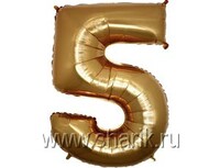 1207-1646 Г ЦИФРА 5 40" Gold	