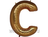 1207-1653 Г БУКВА С 40" Gold	