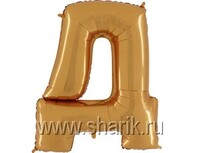 1207-1678 Г БУКВА Д 40" Gold	