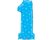 1207-1753 П ЦИФРА 1 Звездочки Blue	