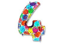 1207-2092 Г ЦИФРА 4 40" Шары	