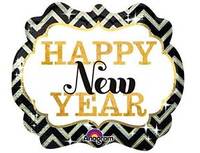 1207-3054 А ФИГУРА/P40 HNY Шеврон черн-бел-зол гол