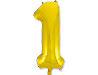 1207-2772 К ЦИФРА 1 40" Gold	