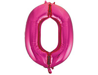 1207-2975 К ЦИФРА 0 40" Fuchsia	