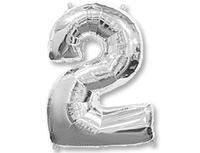 1207-3064 Ф ЦИФРА 2 40" Silver	