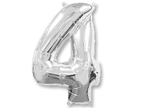 1207-3066 Ф ЦИФРА 4 40" Silver	