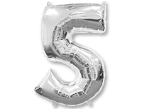 1207-3067 Ф ЦИФРА 5 40" Silver	