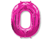1207-3080 Ф ЦИФРА 0 40" Fuchsia	