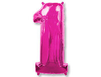 1207-3081 Ф ЦИФРА 1 40" Fuchsia	