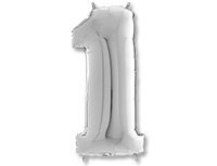 1207-3199 Г ЦИФРА 1 26" Silver	