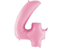 1207-3331 Г ЦИФРА 4 40" Пастель Pink	
