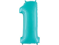 1207-3337 Г ЦИФРА 1 40" Пастель Blue	