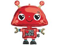  1207-4564 А ФИГУРА/P35 Робот влюбленный сердца Red 