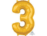 1207-3525 А ЦИФРА 3 26" Gold	