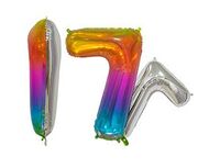 1207-3640 К ЦИФРА 7 40" Радуга Jelly	