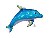 1207-3736 А ФИГУРА/P40 Дельфин голубой переливы	