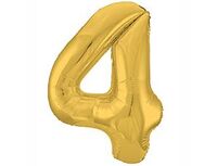 1207-3815 Р ЦИФРА 4 40" Металлик Gold