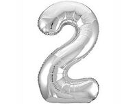 1207-3823 Р ЦИФРА 2 40" Металлик Silver
