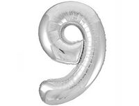 1207-3830 Р ЦИФРА 9 40" Металлик Silver