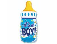1207-4257 Ф ФИГУРА/11 Бутылка IT'S A BOY голубая	