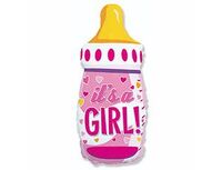 1207-4258 Ф ФИГУРА/11 Бутылка IT'S A GIRL розовая	