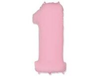 1207-4295 Ф ЦИФРА 1 32" Pastel Pink	