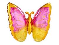 1207-4358 А ФИГУРА/P30 Бабочка PinkYellow	