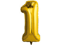 1207-4782 Р ЦИФРА 1 32" Металлик Gold