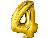 1207-4785 Р ЦИФРА 4 32" Металлик Gold