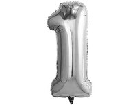 1207-4792 Р ЦИФРА 1 32" Металлик Silver