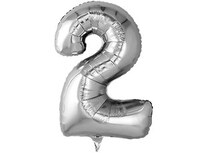 1207-4793 Р ЦИФРА 2 32" Металлик Silver