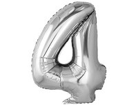 1207-4795 Р ЦИФРА 4 32" Металлик Silver