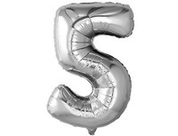 1207-4796 Р ЦИФРА 5 32" Металлик Silver