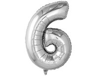 1207-4797 Р ЦИФРА 6 32" Металлик Silver
