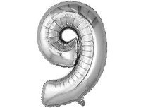 1207-4800 Р ЦИФРА 9 32" Металлик Silver