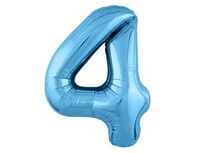 1207-4915 Р ЦИФРА 4 40" Металлик Cool Blue	